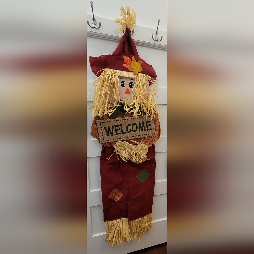 5' Scarecrow Hanging Door Decoration